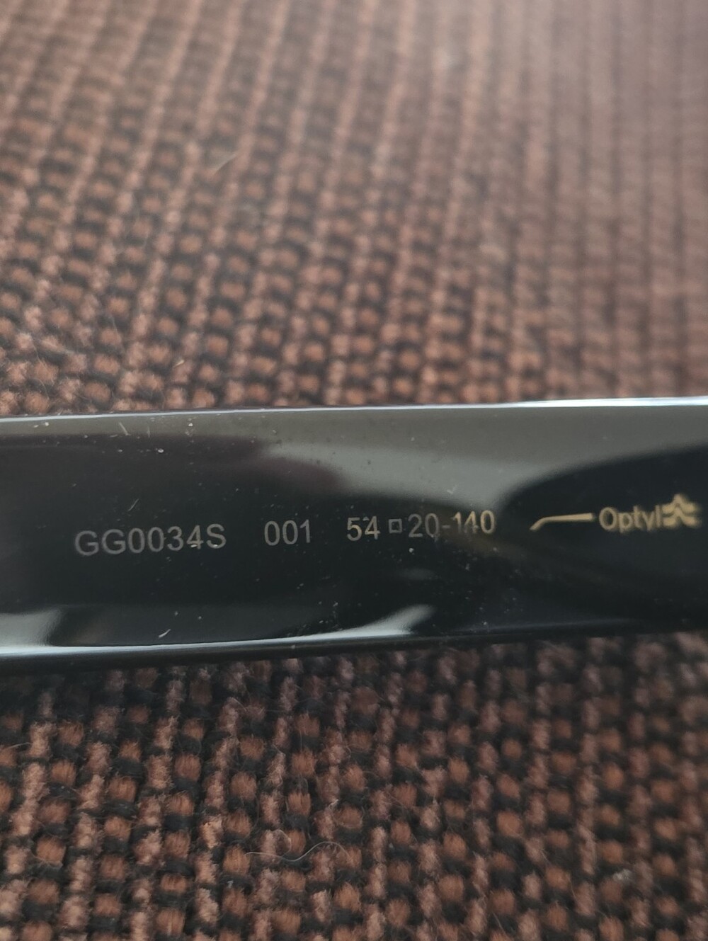 Gucci Black Square Sunglasses GG0034S Used - Picture 6 of 7